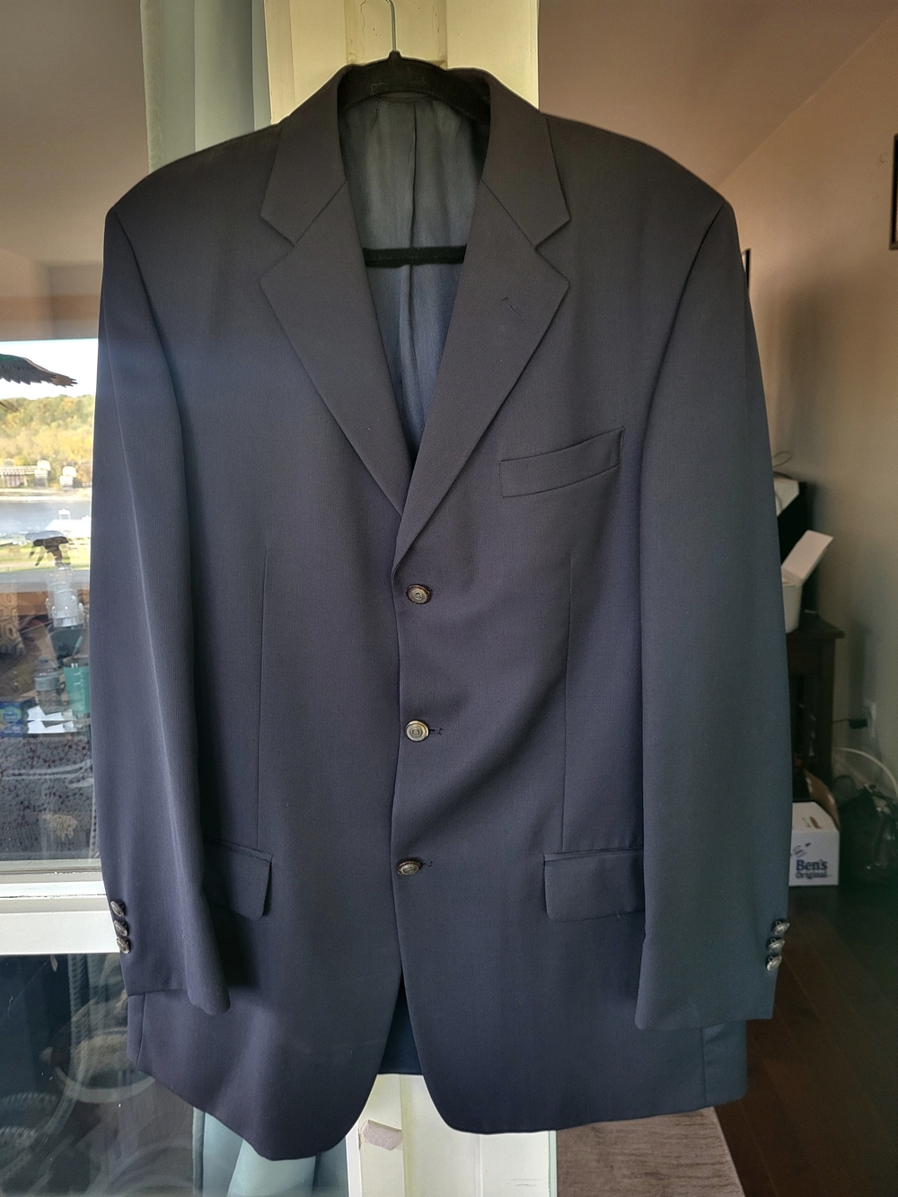 Alfred Sung Black Suit Jacket - Modern Tailored Blazer